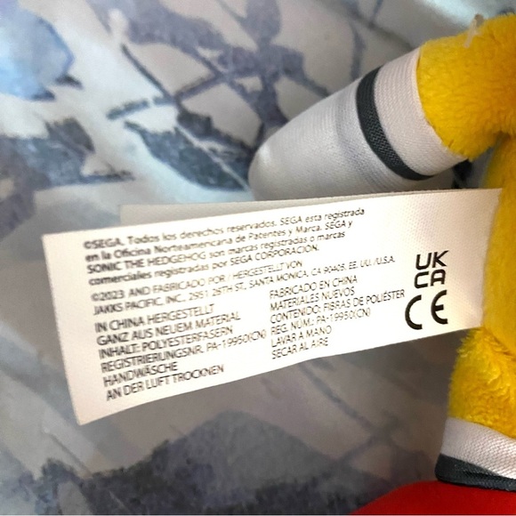 Sonic The Hedgehog Plush Classic Tails 8” Official SEGA Merch Cute Collectable - Picture 5 of 7